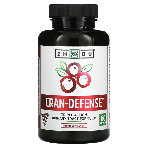 Zhou Nutrition‏, D-Mannose with Cranberry XBAC, 60 Veggie Capsules