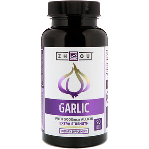 Отзывы о Zhou Nutrition, Garlic Extra Strength, 90 Coated Tablets