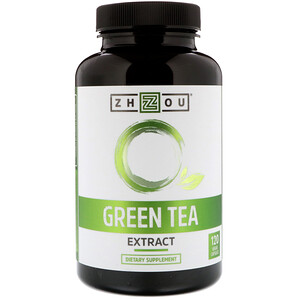 Отзывы о Zhou Nutrition, Green Tea Extract, 120 Veggie Capsules