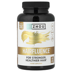 Hairfluence, засіб преміальної якості для підтримки здоров’я волосся, 60 рослинних капсул