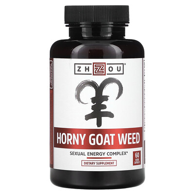 

Zhou Nutrition, Horny Goat Weed, Sexual Energy Complex, 60 Veggie Capsules