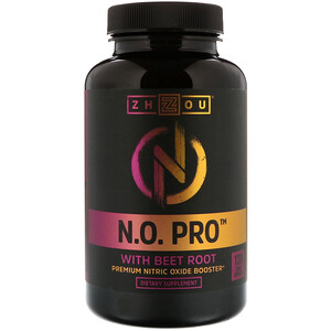 Отзывы о Zhou Nutrition, N.O. Pro with Beet Root, 120 Veggie Capsules