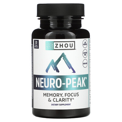 

Zhou Nutrition Neuro-Peak 30 Veggie Capsules