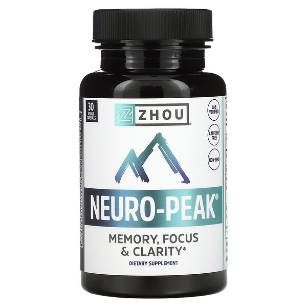 Zhou Nutrition‏, Neuro-Peak, 30 Capsules