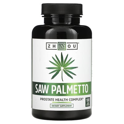 

Zhou Nutrition Saw Palmetto 100 Veggie Capsules