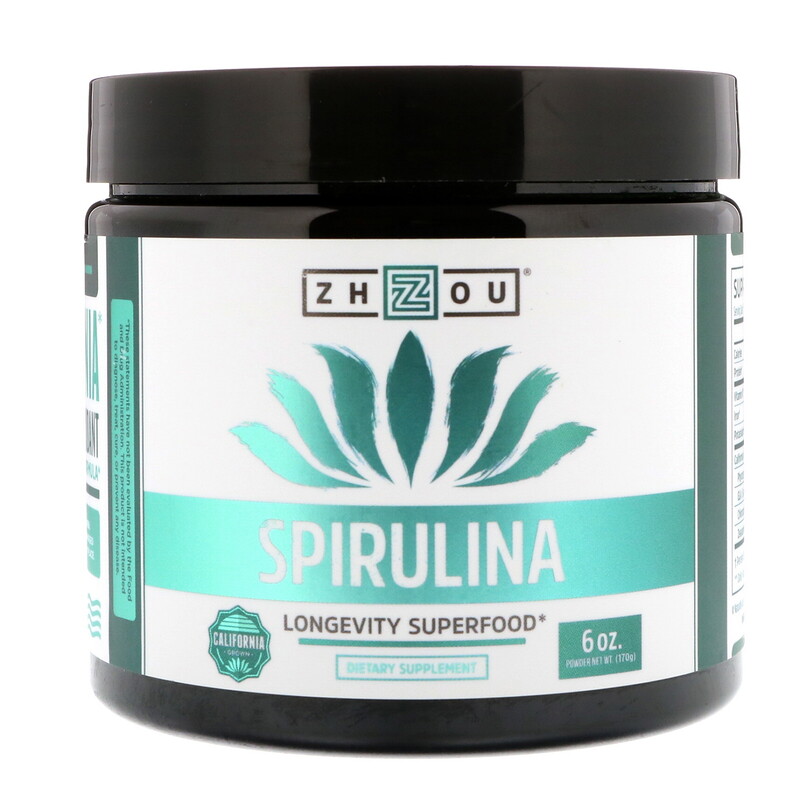Zhou Nutrition, Spirulina, Longevity Superfood, 6 oz (170 g) iHerb