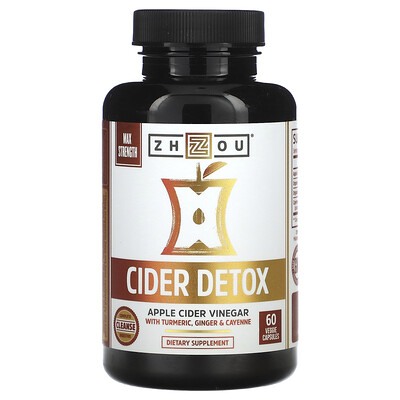 Product Image for Zhou Nutrition, Cider Detox, 60 Veggie Capsules