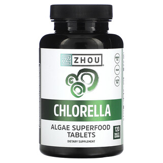 Zhou Nutrition, Chlorella, 120 tablete