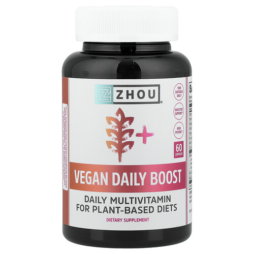 Zhou Nutrition, Potencia vegana diaria, 60 cápsulas
