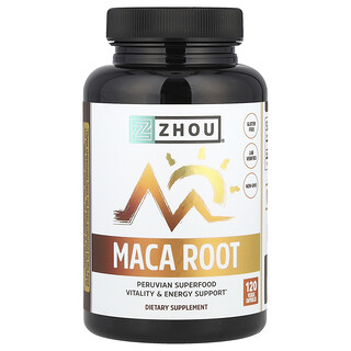 Zhou Nutrition, Maca Root, Maca-Wurzel, 120 vegetarische Kapseln (500 mg pro Kapsel)
