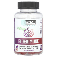 Elder-Mune™, максимальна сила, суміш натуральних ягід, 60 жувальних таблеток