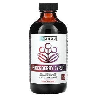 Zhou Nutrition, Jarabe de saúco, 236 ml (8 oz. líq.)