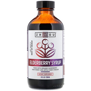 Отзывы о Zhou Nutrition, Elderberry Syrup, 8 fl oz (236 ml)