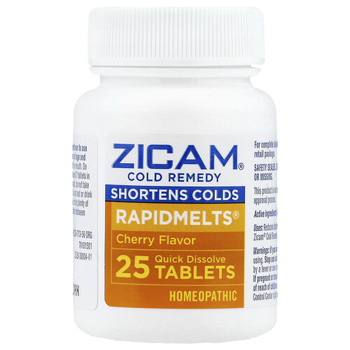 Zicam Cold Remedy RapidMelts Cherry 25 Quick Dissolve Tablets