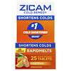 Zicam, Preparat na zimno, RapidMelts®, Citrus, 25 szybko rozpuszczających się tabletek