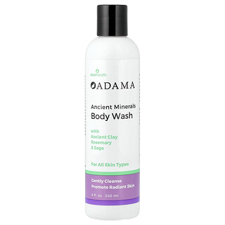 Zion Health, Adama, Antik Mineraller Vücut Yıkama Jeli Antik Kil, Biberiye ve Adaçayı, 8 fl oz (240 ml)