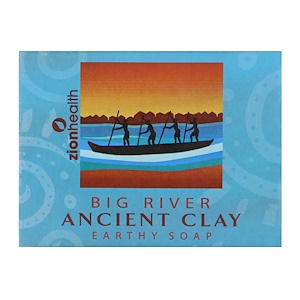Отзывы о Зион Хэлс, Ancient Clay Earthy Soap, Big River, 10.5 oz (300 g)