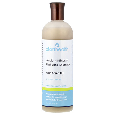 Product Image for Zion Health, Ancient Minerals, Hydrating Shampoo with Argan Oil, Coconut Jasmine, 16 fl oz (473 ml)