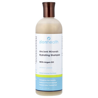 Zion Health, Ancient Minerals, șampon hidratant cu ulei de argan, iasomie cu nucă de cocos, 473 ml (16 fl oz)