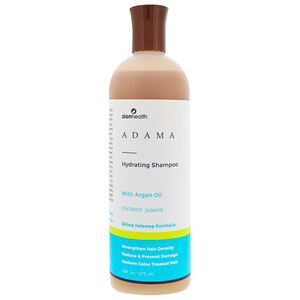 Отзывы о Зион Хэлс, Adama, Hydrating Shampoo, Coconut Jasmine, 16 fl oz (473 ml)