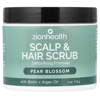 Zion Health, Scalp & Hair Scrub, Pear Blossom , 4 oz (113 g)