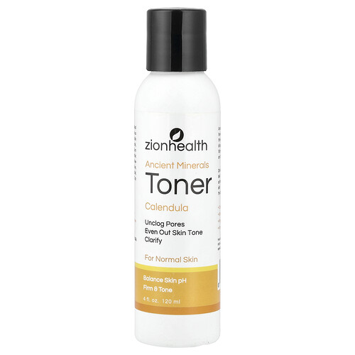 Zion Health, Ancient Minerals Toner, Gesichtswasser, Ringelblume, für normale Haut, 120 ml (4 fl. oz.)