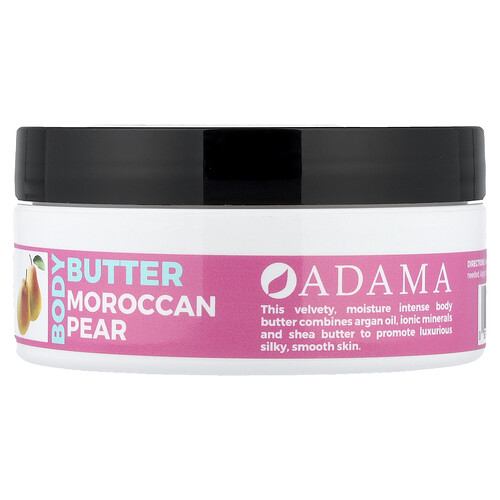 Zion Health, Adama, Body Butter with Argan Oil, Moroccan Pear, 4 oz (118 g)