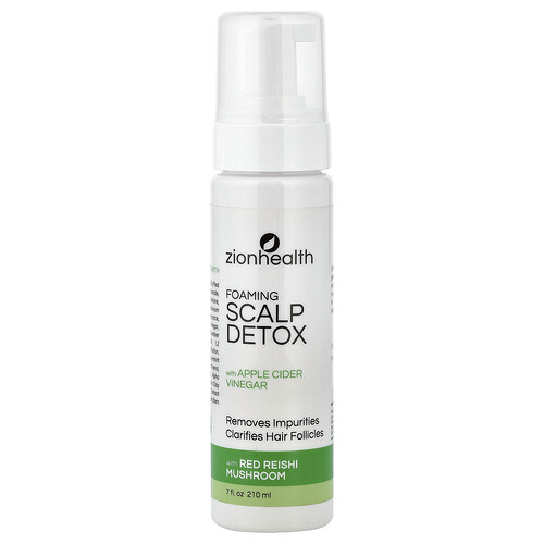 Zion Health, Foaming Scalp Detox with Apple Cider Vinegar, 7 fl oz (210 ml)