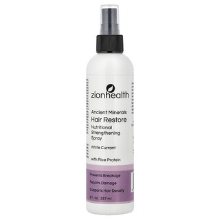 Zion Health, Ancient Minerals, Restaurador del cabello, Spray fortalecedor nutricional, 237 ml (8 oz. Líq.)