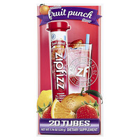 Energy Drink Mix, Fruit Punch, 20 Tubes, 0.39 oz (11 g) Each