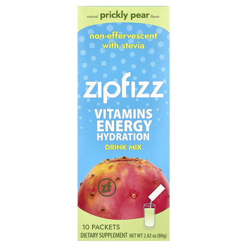 Zipfizz, Energy-Drink-Mix, Prickly Pear, 10 Packungen, je 8 g