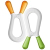 Zoli, Bunny, Dual Nub Teethers, Orange & Green, +6 mo, 2 Pieces