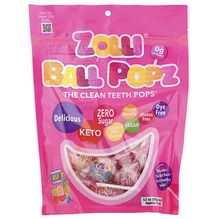 Zollipops, Ball Popz, Frutas, de Zolli®, 147 g (5,2 oz)