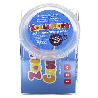 Zollipops, The Clean Teeth Pops, sortiert, 5,2 oz.