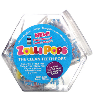 Отзывы о Zollipops, The Clean Teeth Pops, Assorted, 5.2 oz