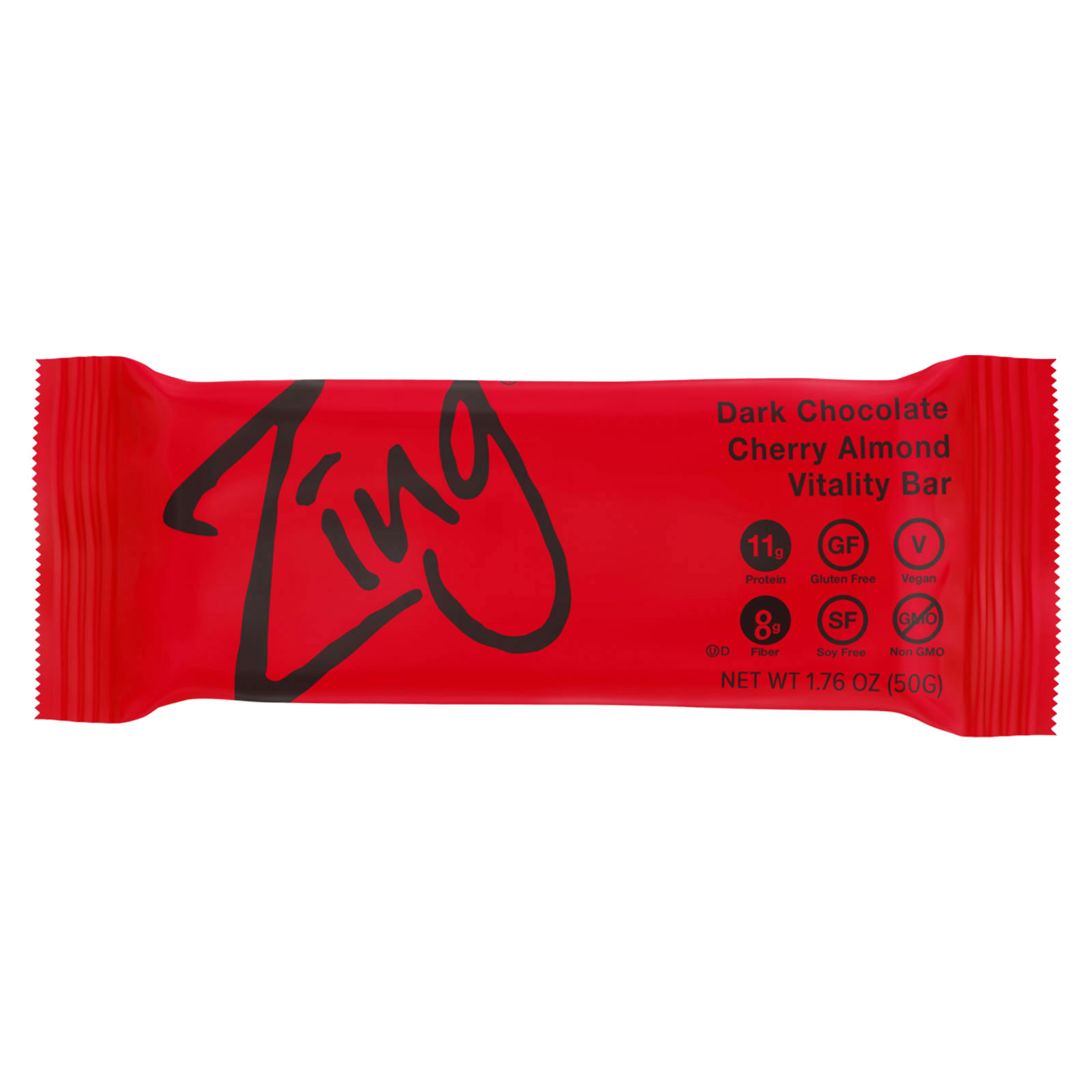 Zing Bars, Vitality Bar, Dark Chocolate Cherry Almond, 12 Bars, 1.76 oz