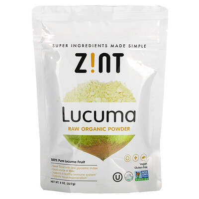 

Zint Lucuma Raw Organic Powder 8 oz (227 g)