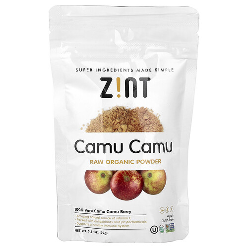 Zint Raw Organic Powder, Camu Camu, 3.5 oz (99 g)