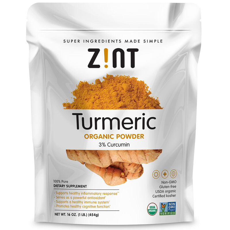 Zint Turmeric Organic Powder 16 Oz 454 G Iherb