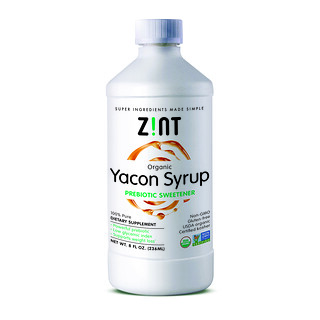 Zint, Organic Yacon Syrup، محلي بريبيوتيك، 8 أونصات سائلة (236 مل)