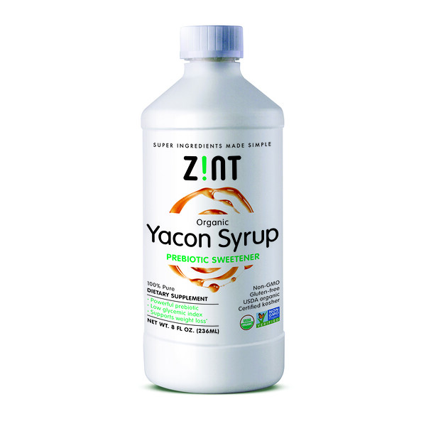Organic Yacon Syrup, Prebiotic Sweetener , 8 fl oz (236 ml)