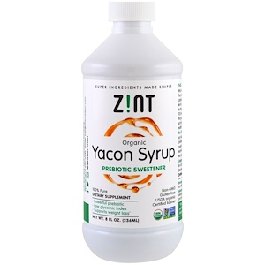 Купить Z!NT, Органический сироп из якона, пребиотический заменитель сахара, 8 жидких унций (236 мл)  на IHerb