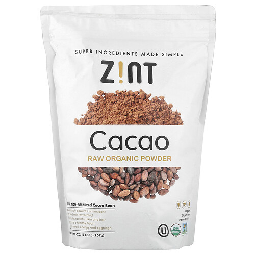 Zint, Raw Organic Cacao Powder, 32 oz (907 g)