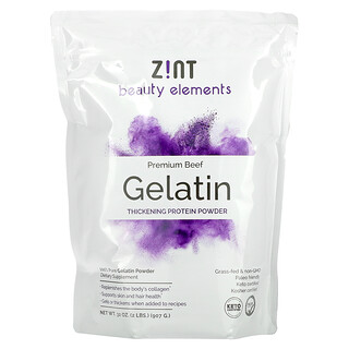 Zint, جيلاتين بقري، بروتين نقي، 32 أونصة (907 جم)