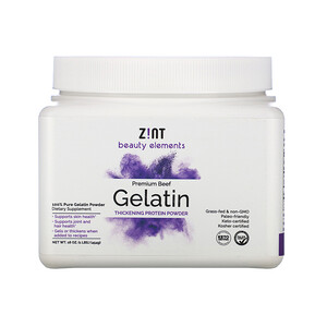 Отзывы о Зинт, Premium Beef Gelatin, Thickening Protein Powder, 16 oz (454 g)