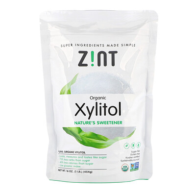 

Zint, Organic Xylitol, Nature's Sweetener, 16 oz (454 g)