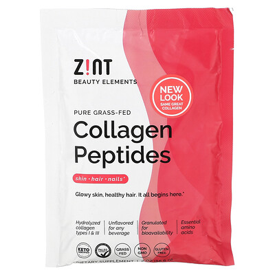 

Zint Pure Grass-Fed Collagen Peptides Unflavored 2 oz (56.6 g)