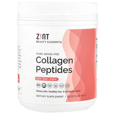 Zint  Pure Grass-Fed Collagen Peptides  Unflavored  16 oz (454 g)