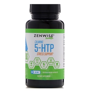 Zenwise Health, Calming 5-HTP Stress Support, 100 mg, 120 Vegetarian Capsules