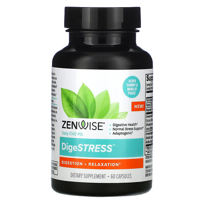 

Zenwise Health DigeSTRESS пищеварение + расслабление 60 капсул